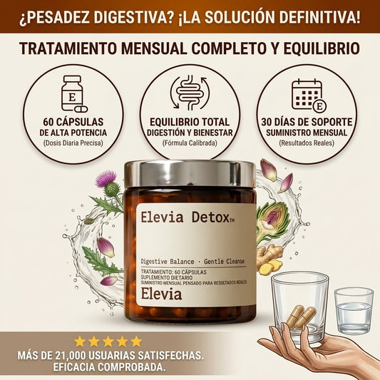 Elevia Detox™: Tu mes de transformación digestiva - OFERTA 2X1
