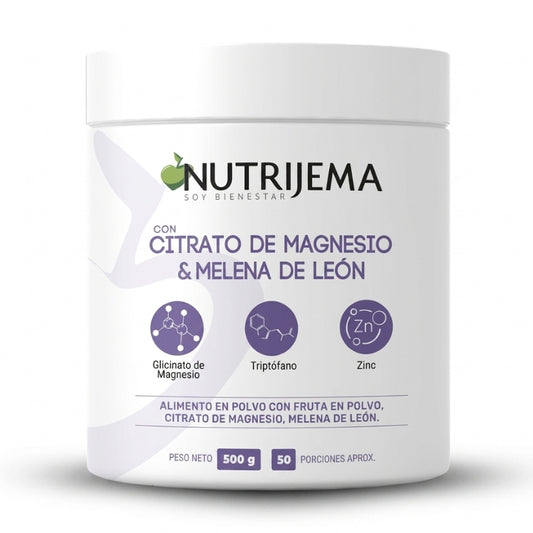 Nutrijema - Citrato de Magnesio con Melena de León - OFERTA 2X1