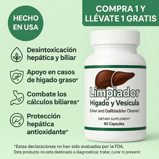 Limpiador Hígado y Vesícula - OFERTA 2X1