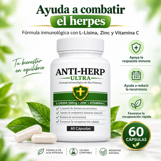 Anti-Herp Ultra™ – Apoyo Diario para Combatir Brotes Recurrentes - OFERTA 2X1